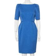 Carolina Herrera Pre-owned Pre-owned Tyg klnningar Blue, Dam