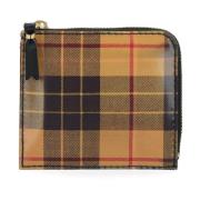 Comme des Garçons Lenticular Tartan Plånbok Yellow, Herr