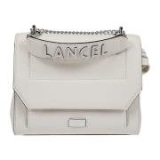 Lancel Snow Ninon Flap Väska White, Dam