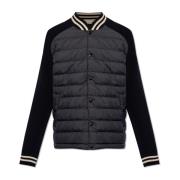 Moncler Kofta med dun fram Black, Herr