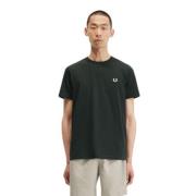 Fred Perry Broderad Logotee - Grön Green, Herr