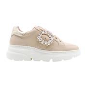 Stokton Elegant Tonic Sneakers Beige, Dam