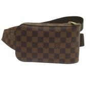 Louis Vuitton Vintage Pre-owned Canvas axelremsvskor Brown, Dam