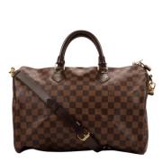 Louis Vuitton Vintage Pre-owned Canvas handvskor Brown, Dam