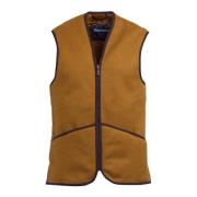 Barbour Varm Pile Gilet med Dragkedja Brown, Herr