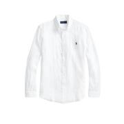 Polo Ralph Lauren Slim Linneskjorta White, Herr