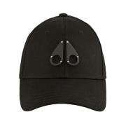 Moose Knuckles Icon Cap - Klassisk Twill Baseball Keps Black, Herr