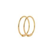 Maria Black Basic 12 Hoops Yellow, Dam