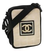 Chanel Vintage Pre-owned Canvas chanel-vskor Black, Dam