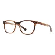 Garrett Leight Khaki Tortoise Eyewear Frames Brown, Unisex