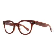 Garrett Leight Vintage Burnt Tortoise Eyewear Frames Canter Brown, Uni...