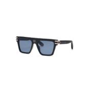 Philipp Plein Matt/Sandblasted Black Blue Solglasögon Black, Dam