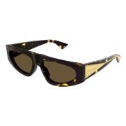 Bottega Veneta Havana/Brown Sunglasses Brown, Dam