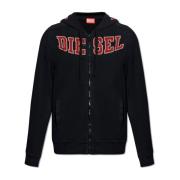 Diesel S-Crek huvtröja Black, Herr