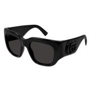 Gucci Black/Grey Sunglasses Black, Dam