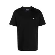 Barbour T-Shirts Black, Herr