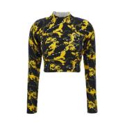 Versace Jeans Couture Stiliga Sweaters för Män Multicolor, Dam