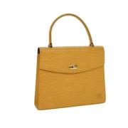 Louis Vuitton Vintage Pre-owned Laeder handvskor Yellow, Dam