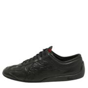 Gucci Vintage Pre-owned Laeder sneakers Black, Dam