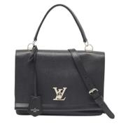 Louis Vuitton Vintage Pre-owned Laeder handvskor Black, Dam