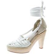 Stella McCartney Pre-owned Pre-owned Canvas sandaler White, Dam