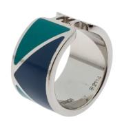 Fendi Vintage Pre-owned Metall ringar Blue, Dam