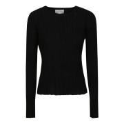 Loulou Studio Long Sleeve Tops Black, Dam