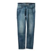 7 For All Mankind Slimmy Tapered Fit Jeans för män Blue, Herr