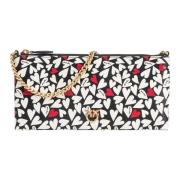 Pinko Läder Pochette och Clutch Multicolor, Dam