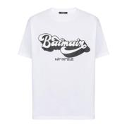 Balmain 70-tals T-shirt White, Herr