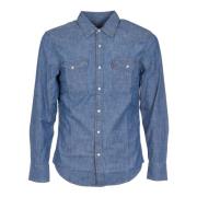 Levi's Barston Western Standard Skjortor Blue, Herr