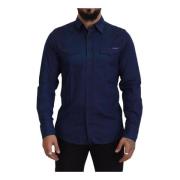 Dolce & Gabbana Polo Shirts Blue, Herr