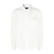 A.p.c. Logo Chemise Cassel Skjorta White, Herr