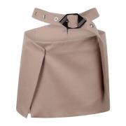 The Attico Short Skirts Beige, Dam