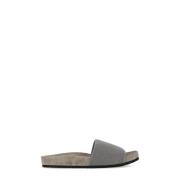 Brunello Cucinelli Sliders Gray, Dam