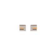 Elisabetta Franchi Earrings Gray, Dam