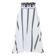 Kocca Midi Skirts White, Dam