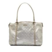 Gucci Vintage Pre-owned Laeder totevskor Gray, Dam