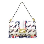 Fendi Vintage Pre-owned Laeder axelremsvskor White, Unisex