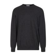 Fedeli Round-neck Knitwear Gray, Herr