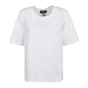 Dsquared2 Casual T-shirts för Män och Kvinnor White, Dam
