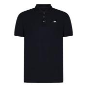 Emporio Armani Polo Shirts Blue, Herr