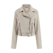 Guess Syntetiskt Mocka Perfecto Jacka Beige, Dam