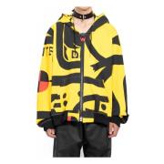 Walter Van Beirendonck Multifärgad Zip-Up Oversized Hoodie Multicolor,...