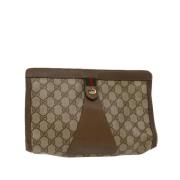 Gucci Vintage Pre-owned Canvas gucci-vskor Beige, Dam