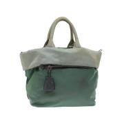 Prada Vintage Pre-owned Nylon prada-vskor Green, Dam