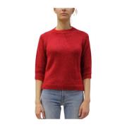 Skills & Genes Round-neck Knitwear Red, Dam