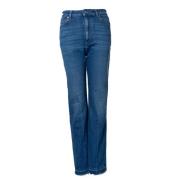 Valentino Vintage Pre-owned Bomull jeans Blue, Dam