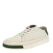 Gucci Vintage Pre-owned Laeder sneakers White, Dam