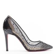 Christian Louboutin Pre-owned Pre-owned Mesh klackskor Black, Dam